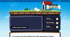 Desktop Screenshot of lespa4pattes.com
